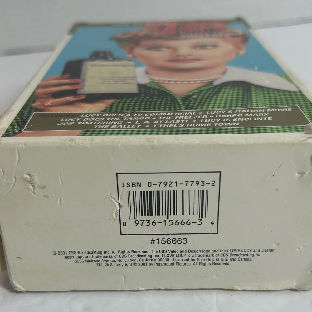 Vintage I Love Lucy VHS Collection set of two. Preowned.